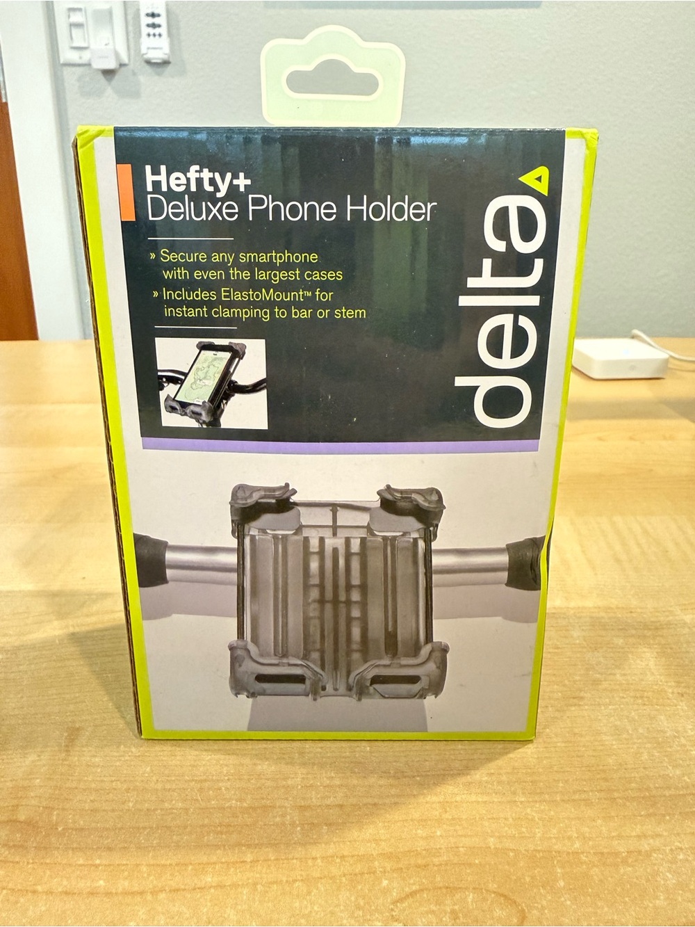 Delta Hefty+ Deluxe Phone Holder - Black, Green, Purple
